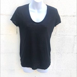 Black slightly see through tee shirt Bcbg XXS